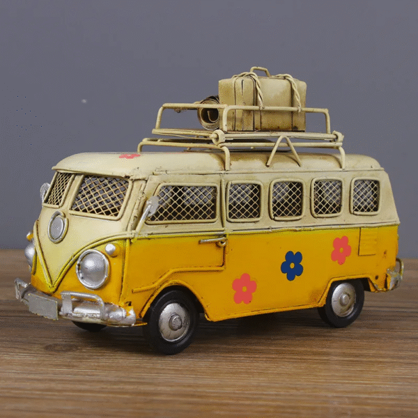 Tirelire Van Vintage Rétro – Image 7