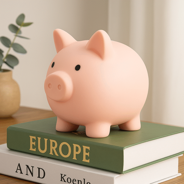 Tirelire cochon rose classique – Image 2