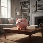 Tirelire cochon en céramique élégante – Image 2