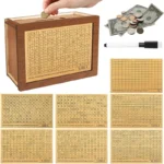 Tirelire japonaise Kakeibo en bois avec système de comptage intégré – Image 3
