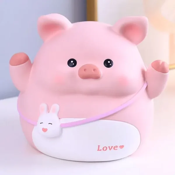 Tirelire cochon mignon en vinyle souple – Image 6