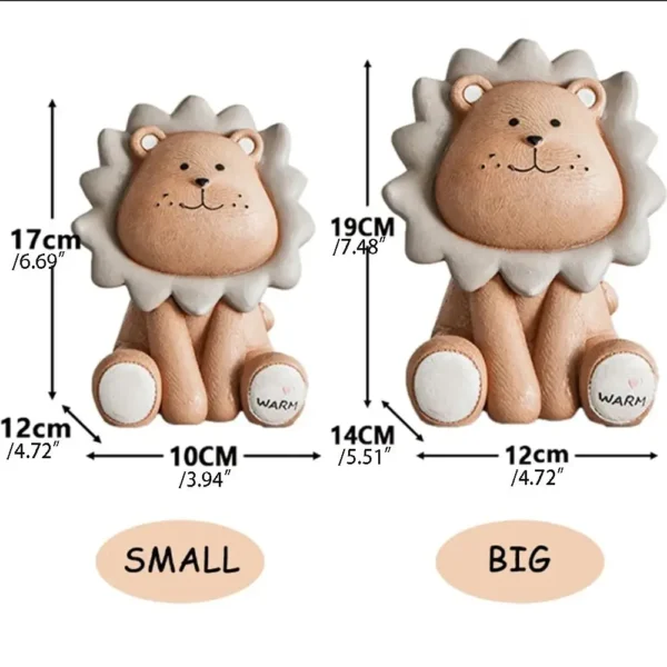 Tirelire lion au design attendrissant – Image 4