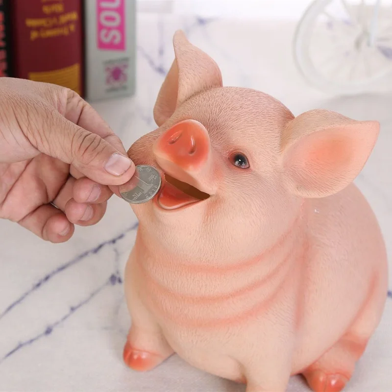 Tirelire cochon ultra-réaliste