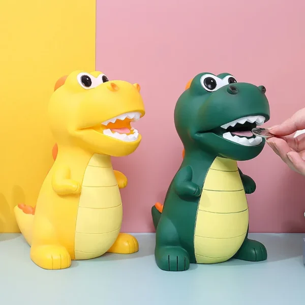 Tirelire dinosaure  anti-chute - dépôt 1000 pièces – Image 8