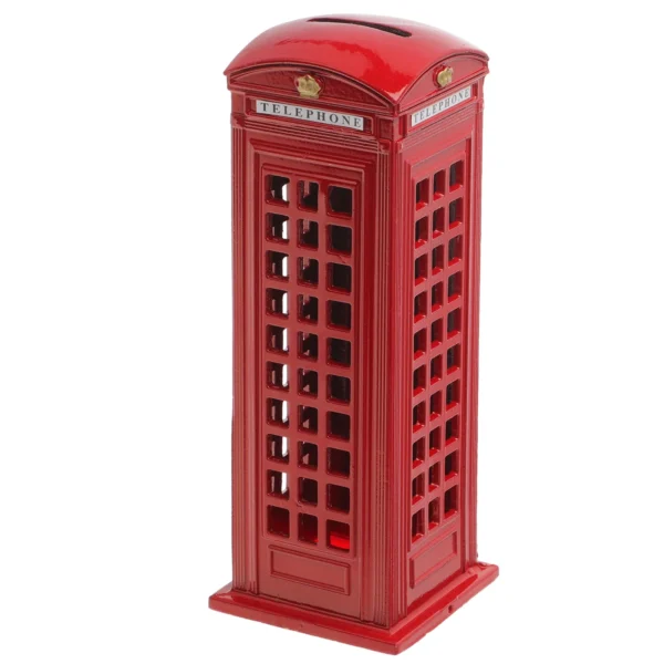 Tirelire cabine téléphonique anglaise vintage – Image 8