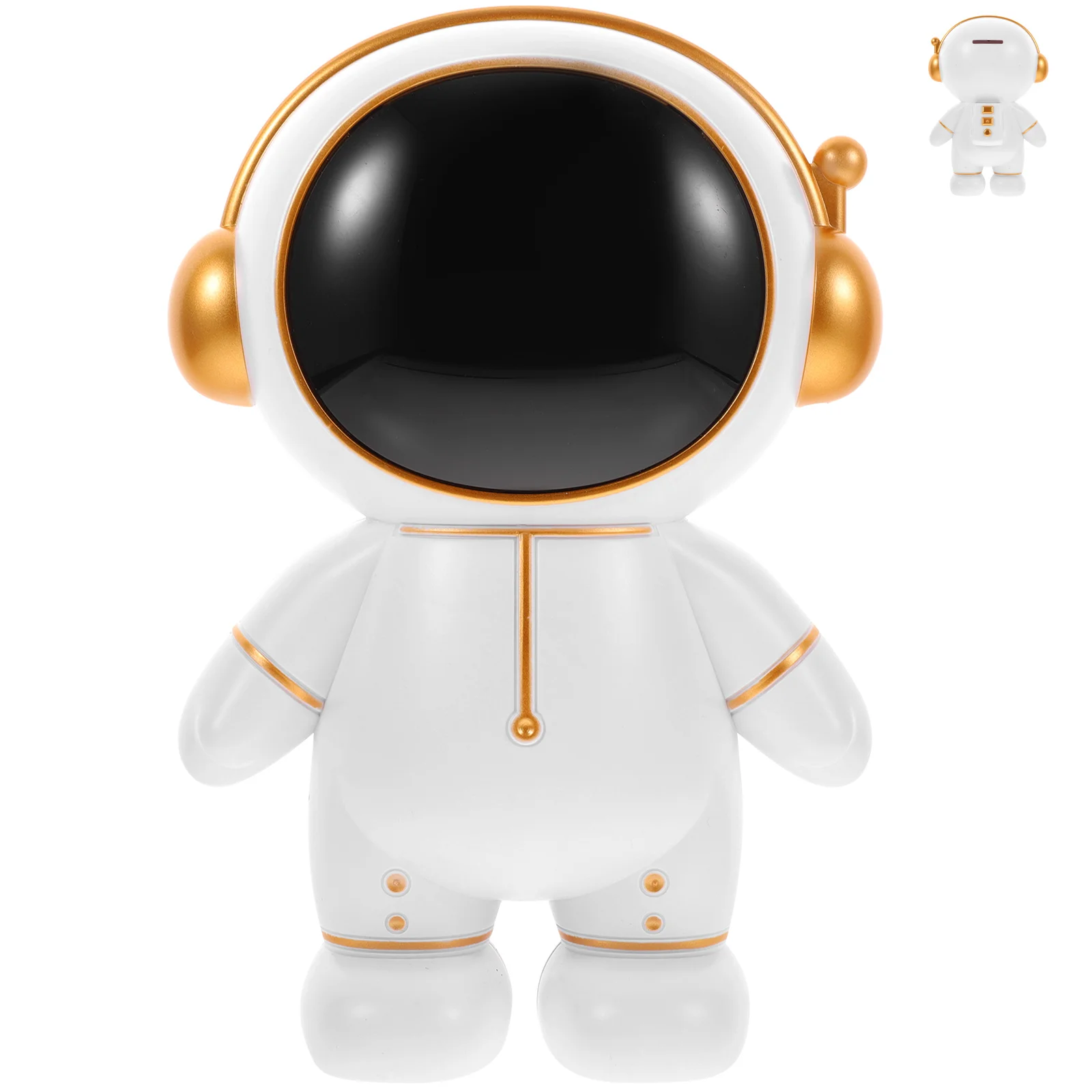 Tirelire robot astronaute - Doré
