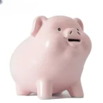 Tirelire cochon en céramique émaillée – Image 5