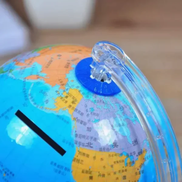 Tirelire globe terrestre géographique – Image 2