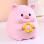 Tirelire cochon mignon en vinyle souple – Image 5